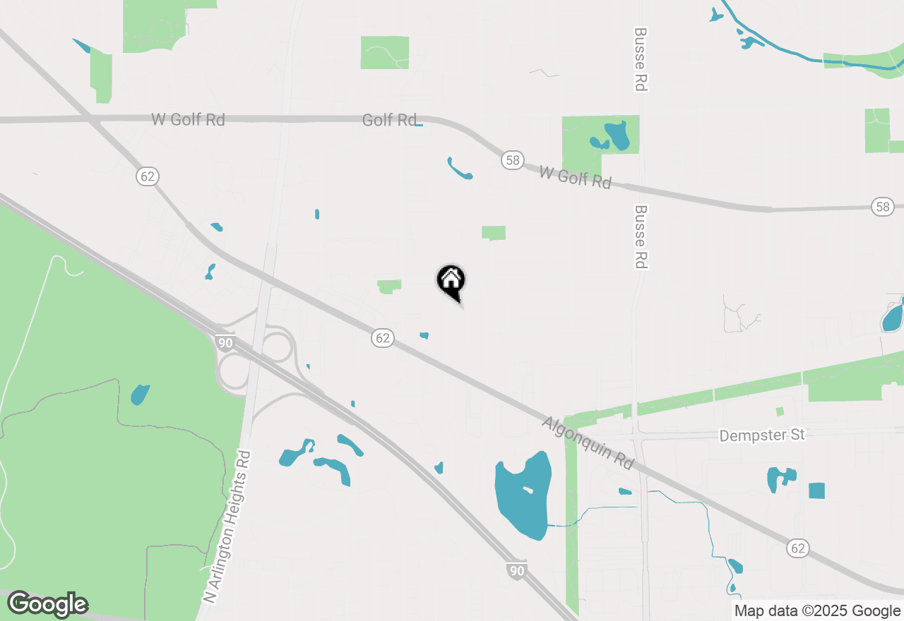 Map of 2343 S Embers Lane, Arlington Heights, IL 60005