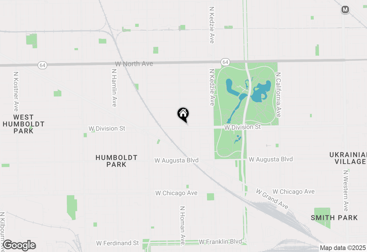 Map of 3350 W Division Street #G, Chicago, IL 60651