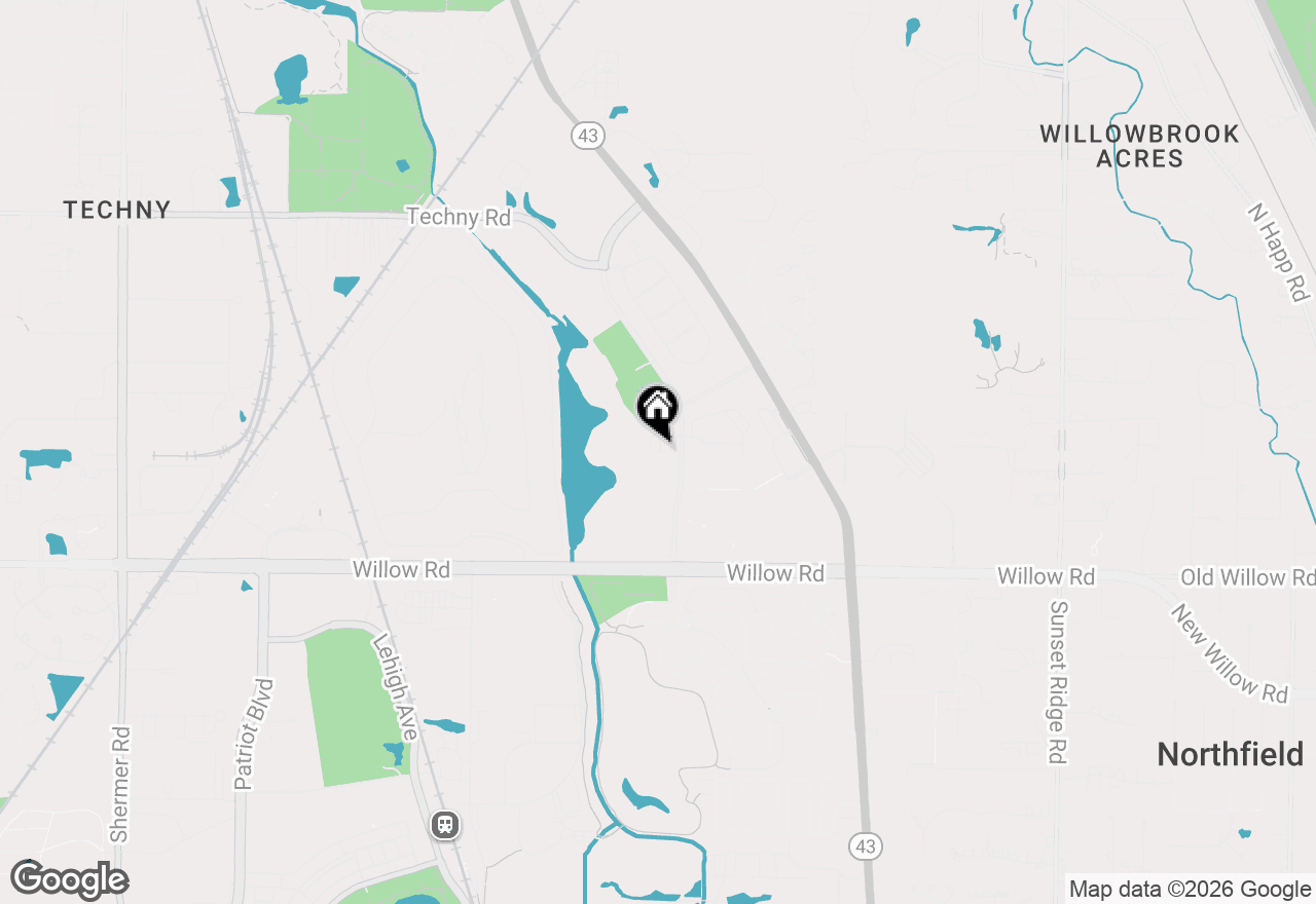 Map of 1137 Brent Road, Northbrook, IL 60062