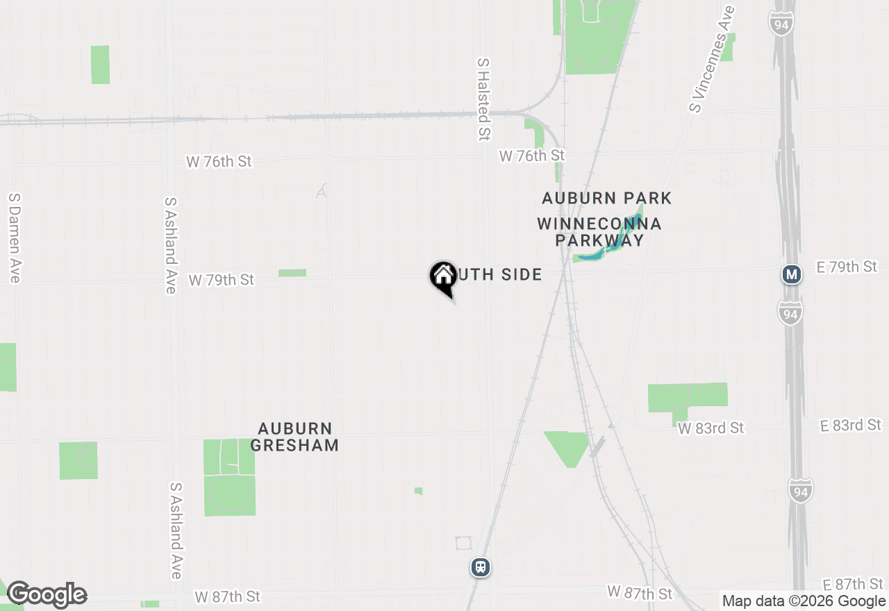 Map of 7946 S Peoria Street #1, Chicago, IL 60620