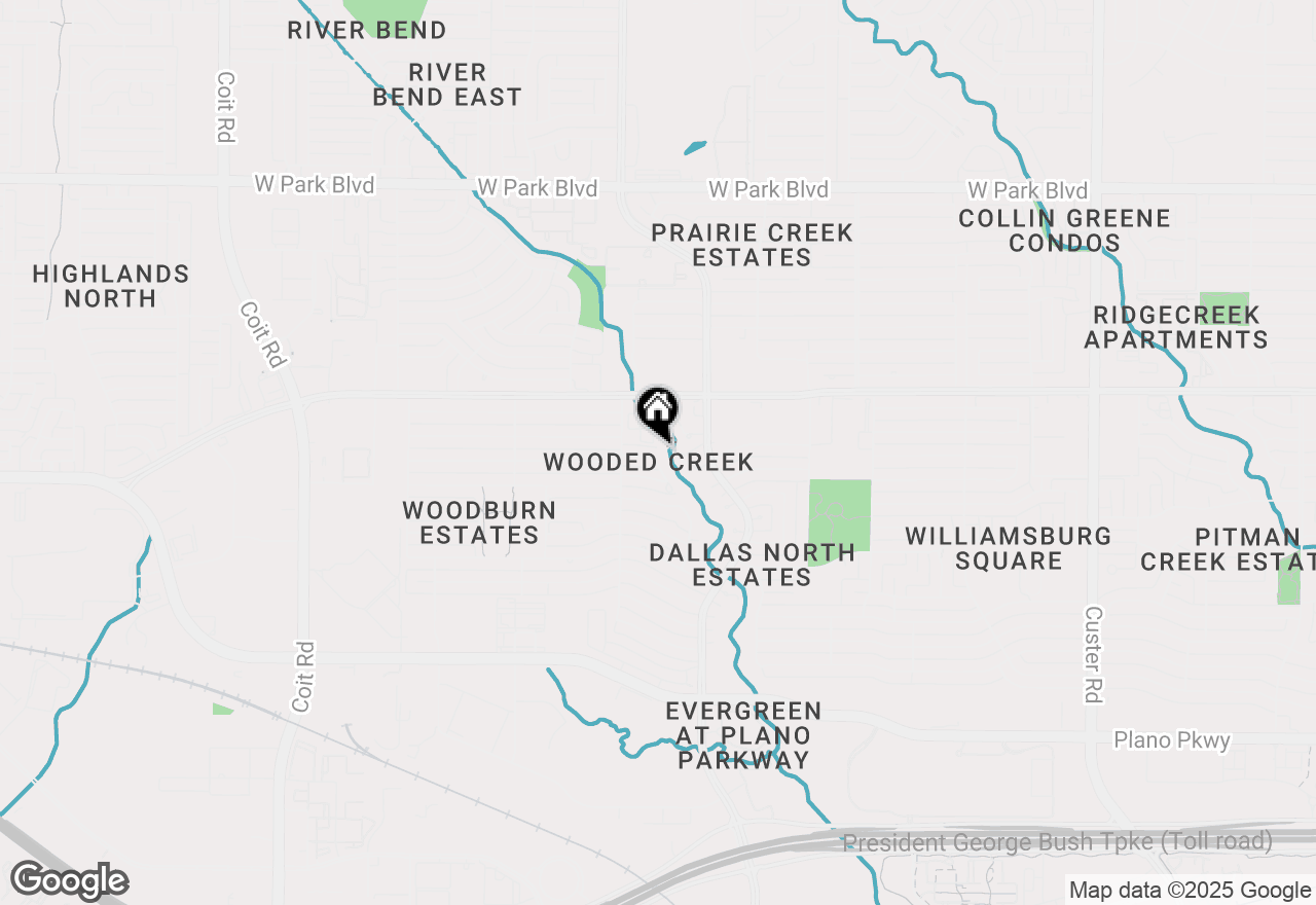 Map of 3025 Brookshire Drive, Plano, TX 75075