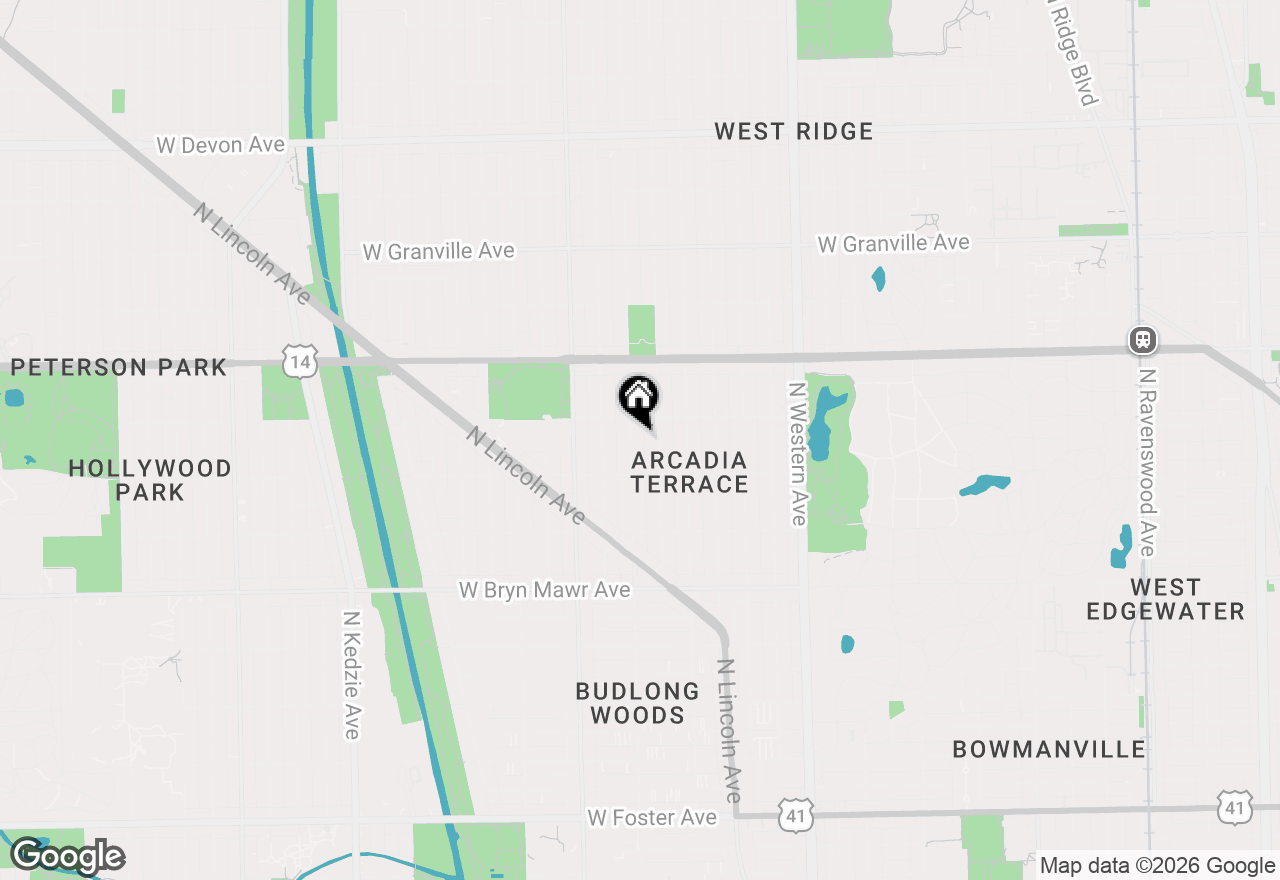 Map of 5837 N Washtenaw Avenue, Chicago, IL 60659