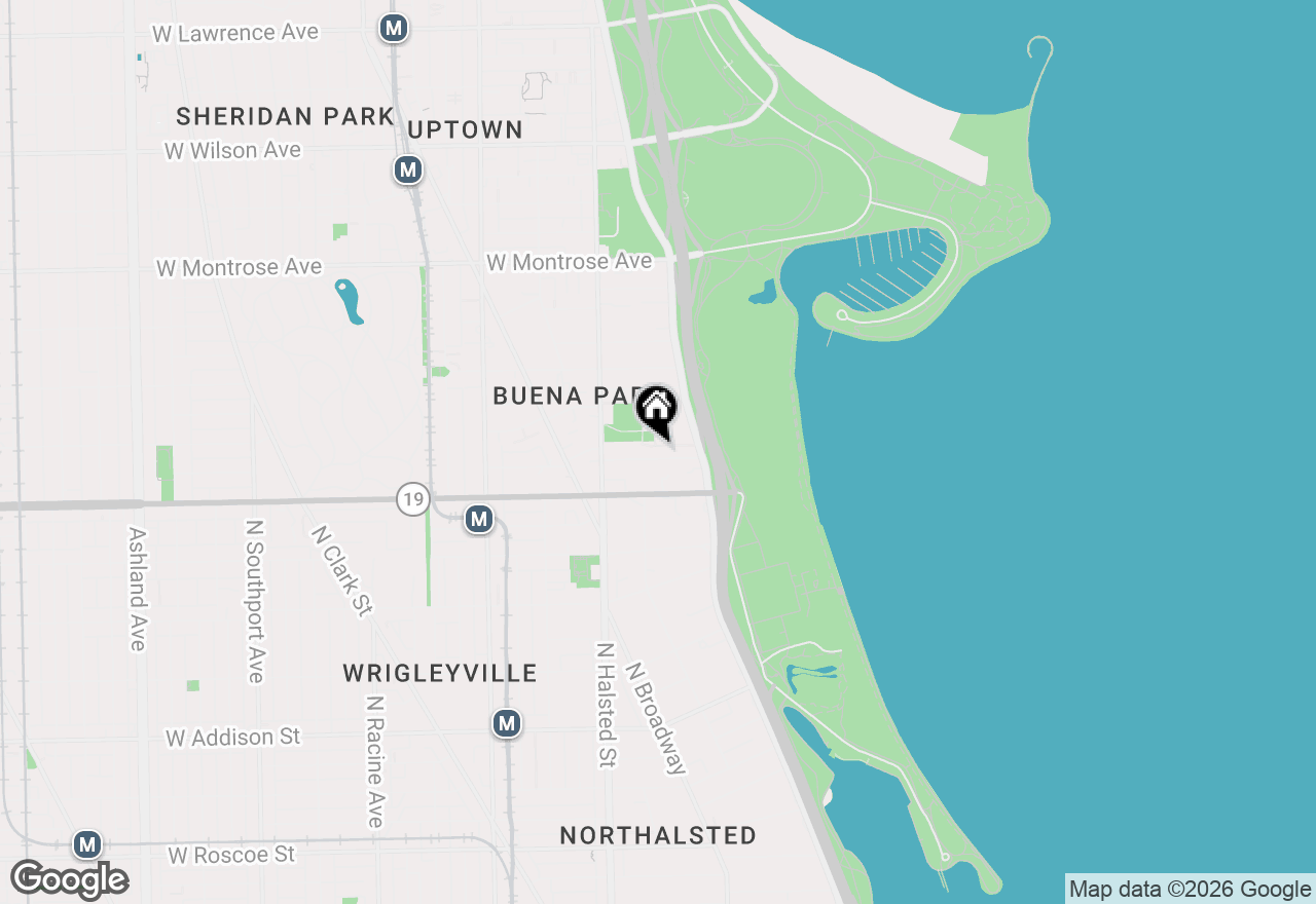 Map of 708 W Bittersweet Place #111, Chicago, IL 60613