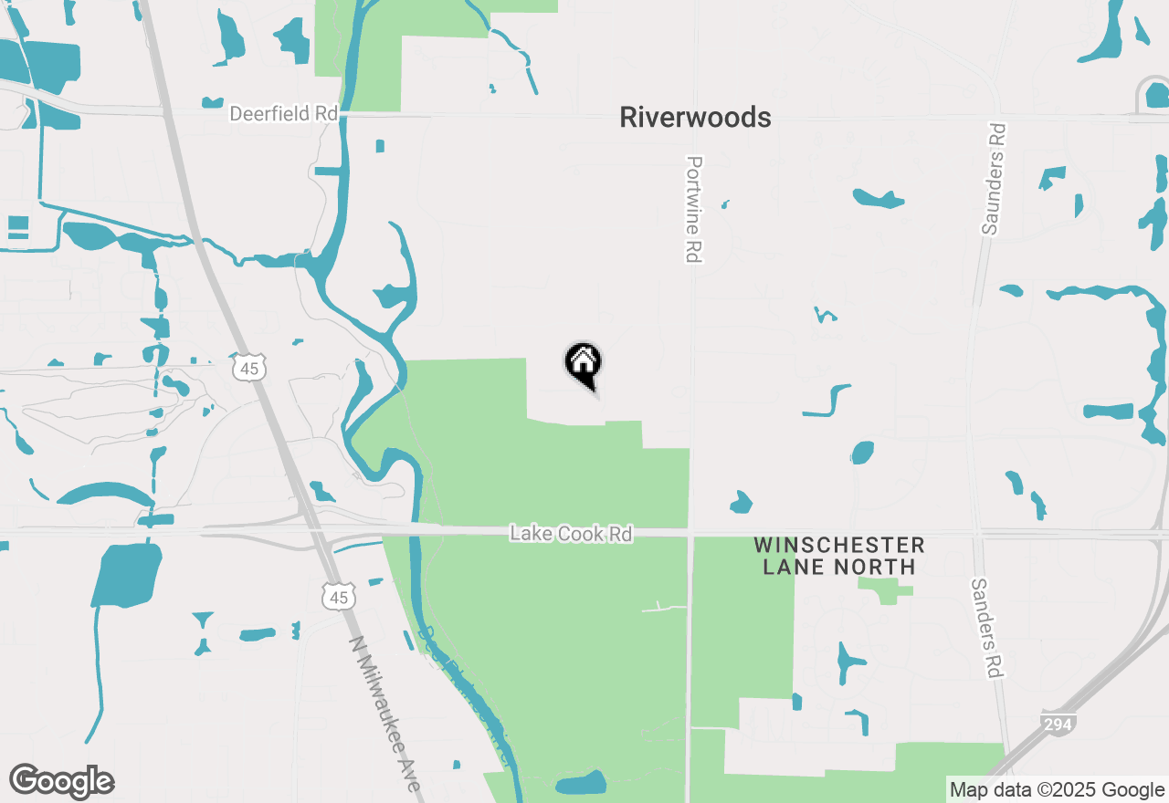 Map of 2000 Greenbriar Lane, Riverwoods, IL 60015