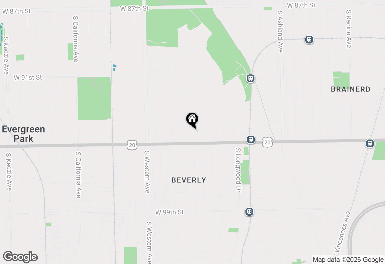 Map of 9419 S Hamilton Avenue, Chicago, IL 60643