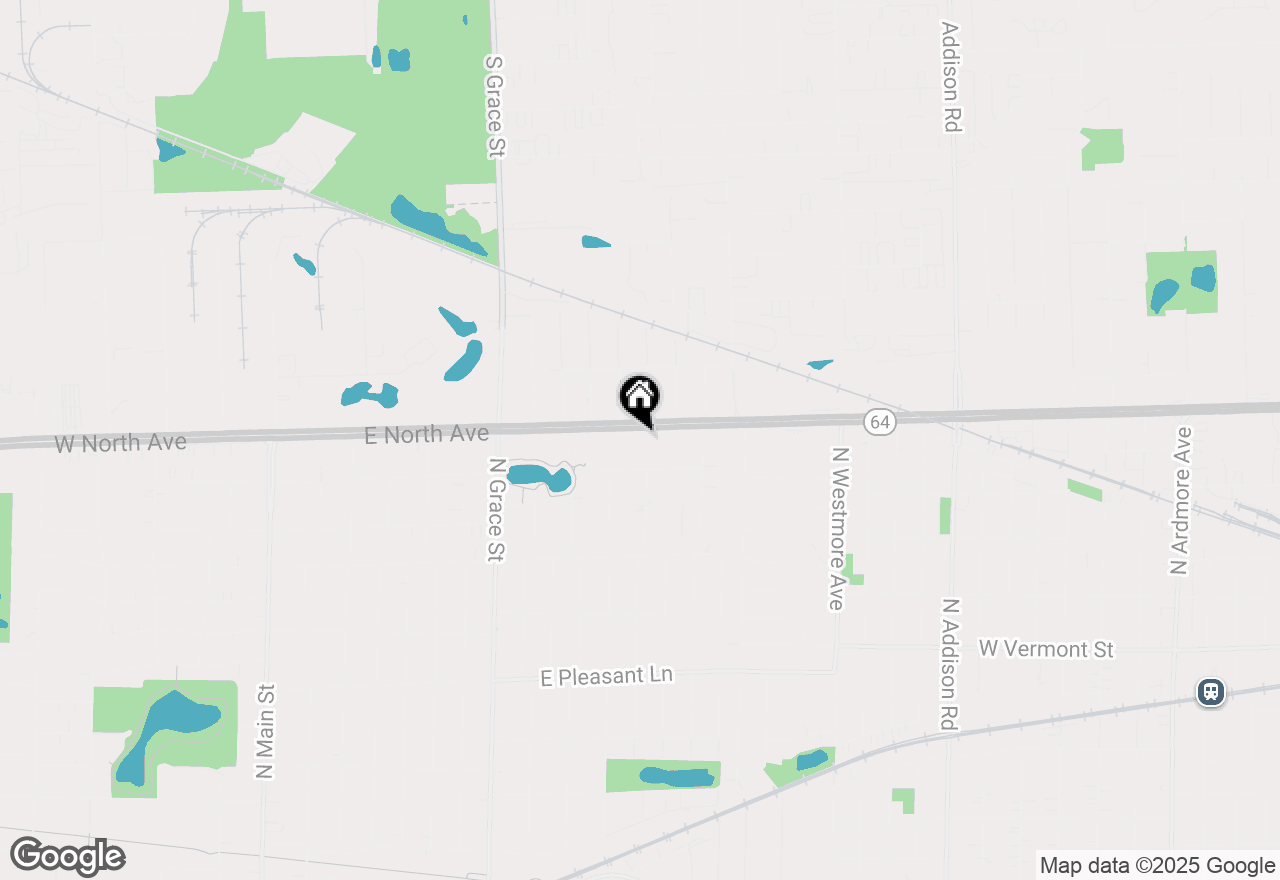 Map of 933 W North Avenue #A, Villa Park, IL 60181
