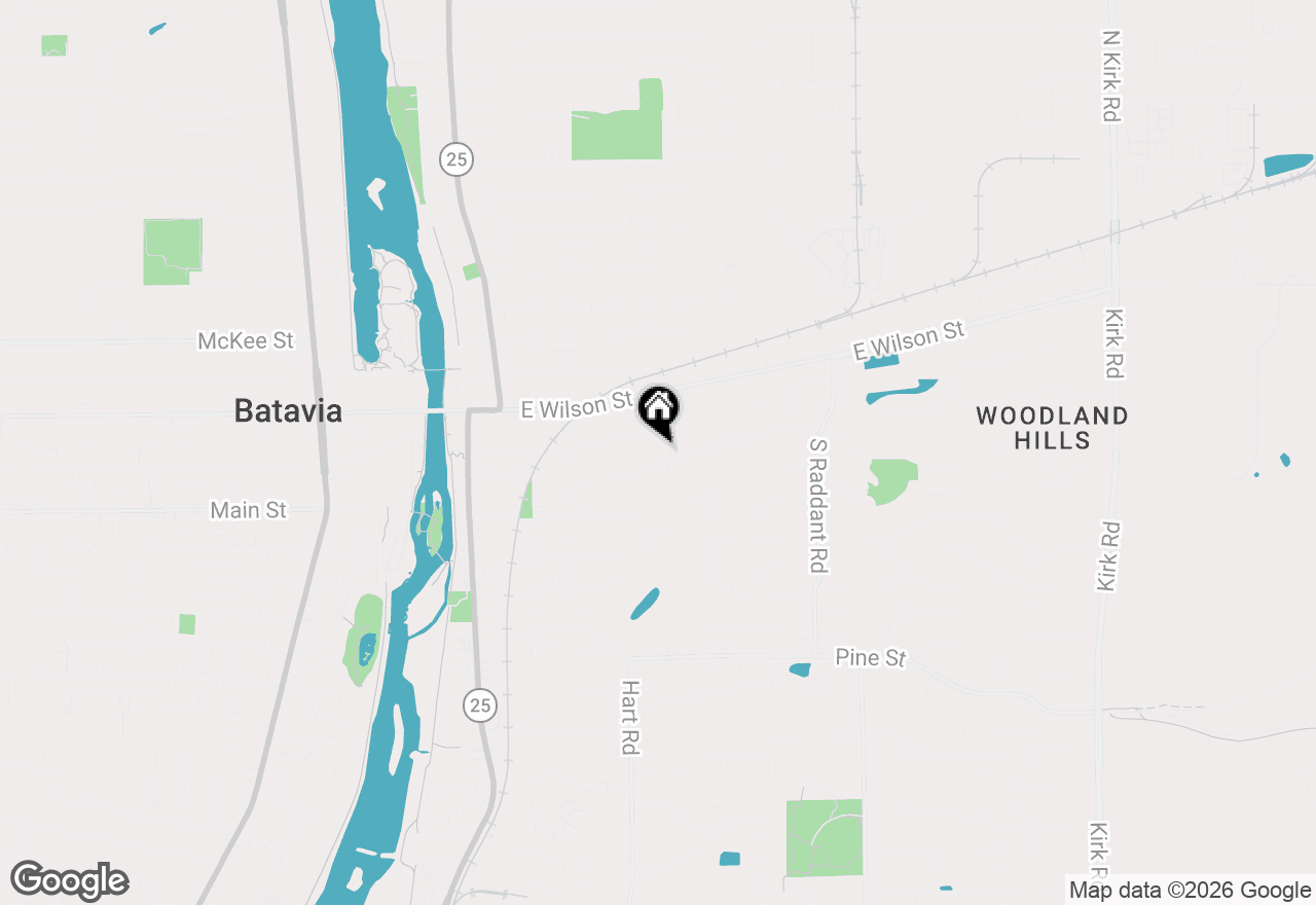 Map of 125 S College Street, Batavia, IL 60510