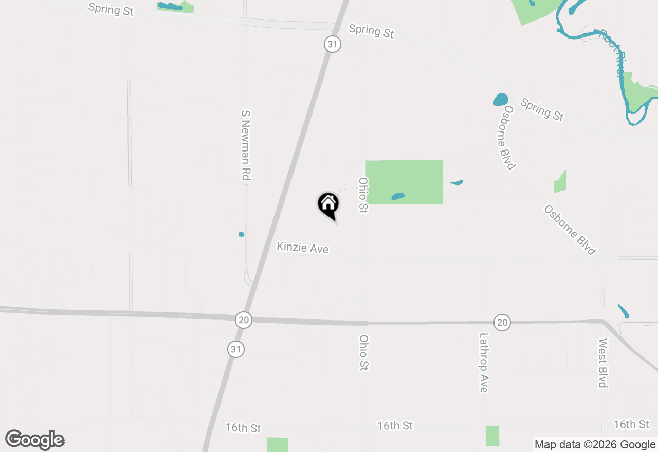 Map of 703 Perry Ave, Mount Pleasant, WI 53406