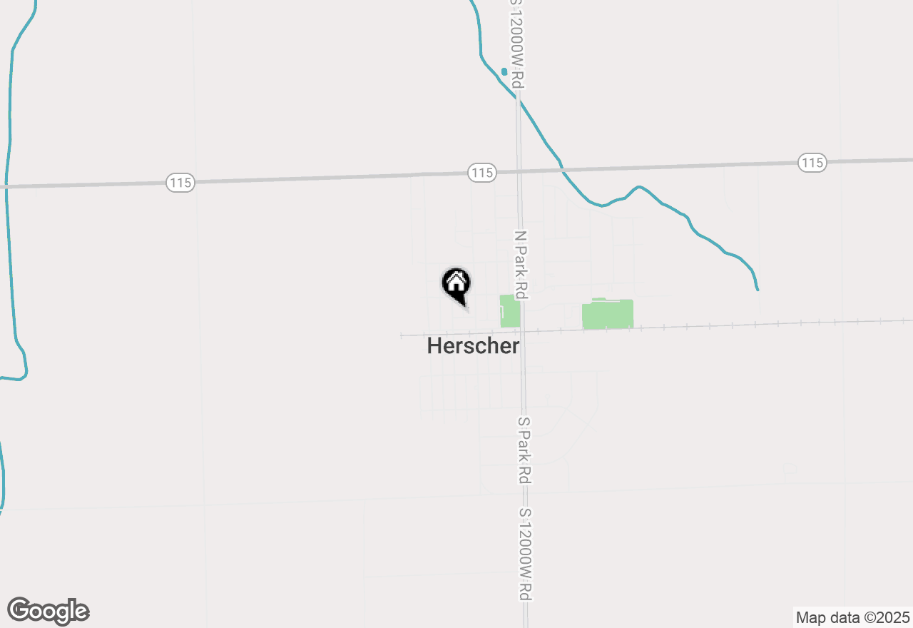 Map of 142 N Oak Street, Herscher, IL 60941
