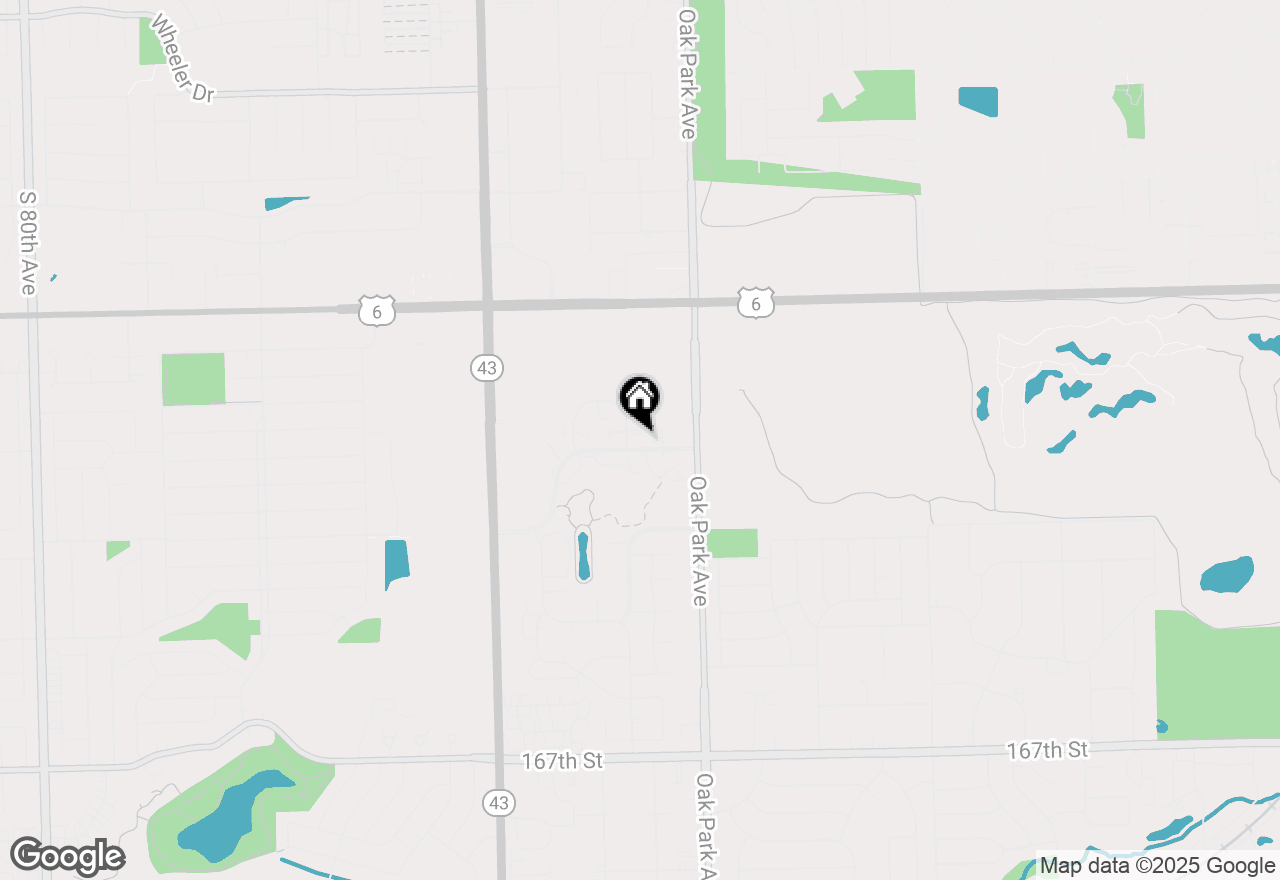 Map of 6869 Michaels Circle, Tinley Park, IL 60477