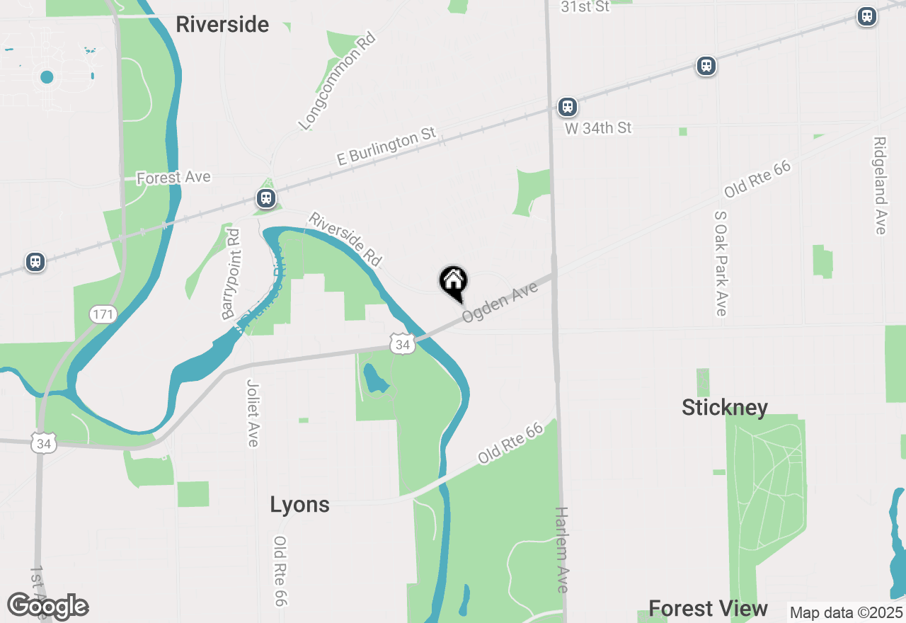 Map of 7330 Ogden Avenue #3, Riverside, IL 60546