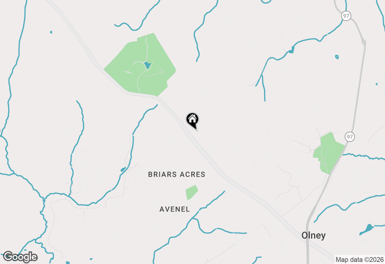 Map of 4215 Olney Laytonsville Road, Olney, MD 20832
