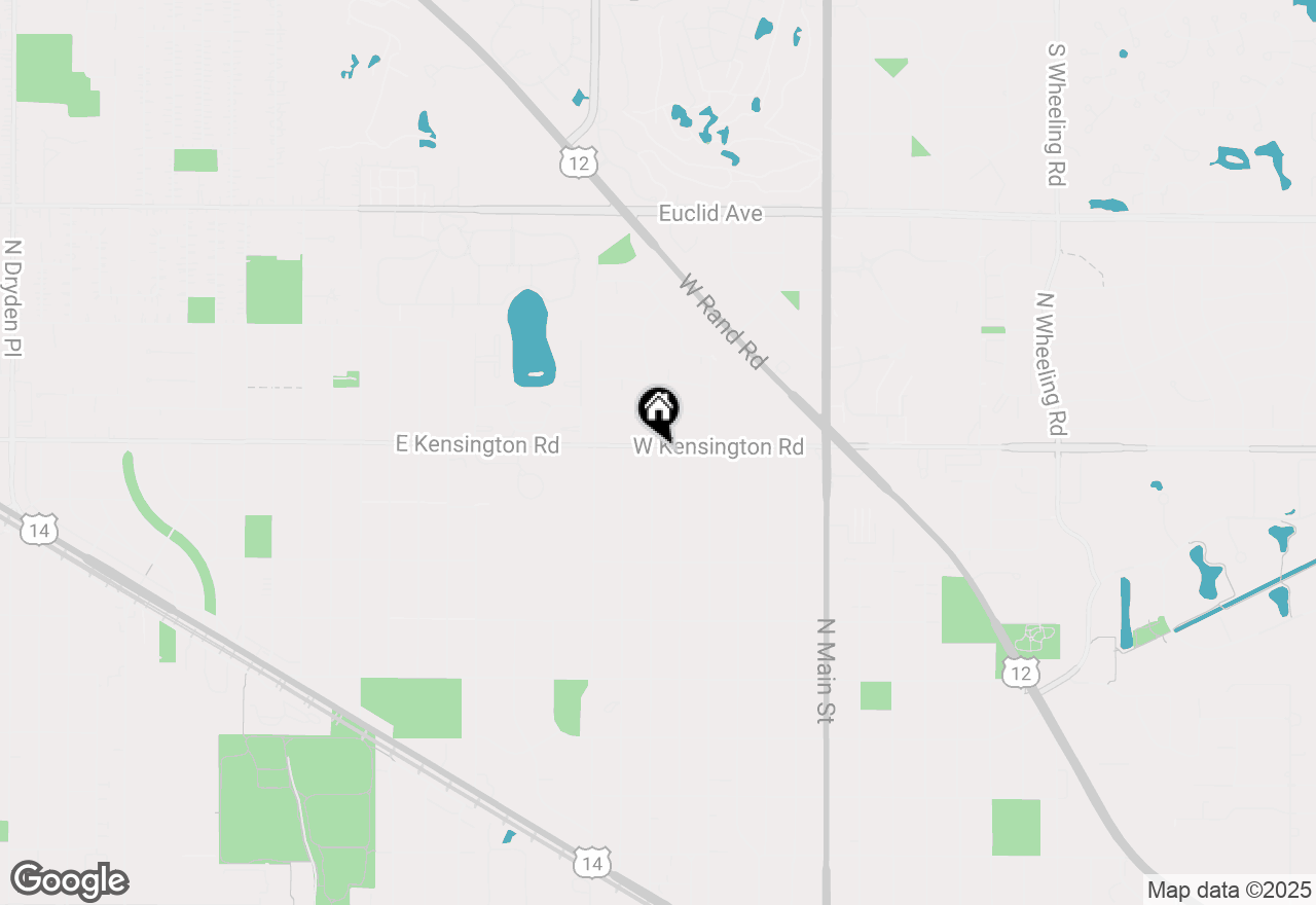 Map of 719 N Prospect Manor Avenue, Mount Prospect, IL 60056