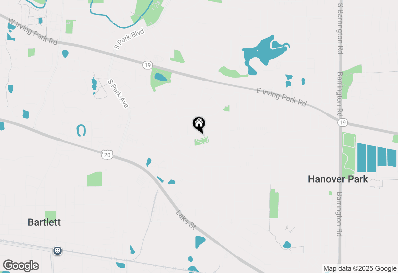 Map of 721 Lacy Avenue, Streamwood, IL 60107