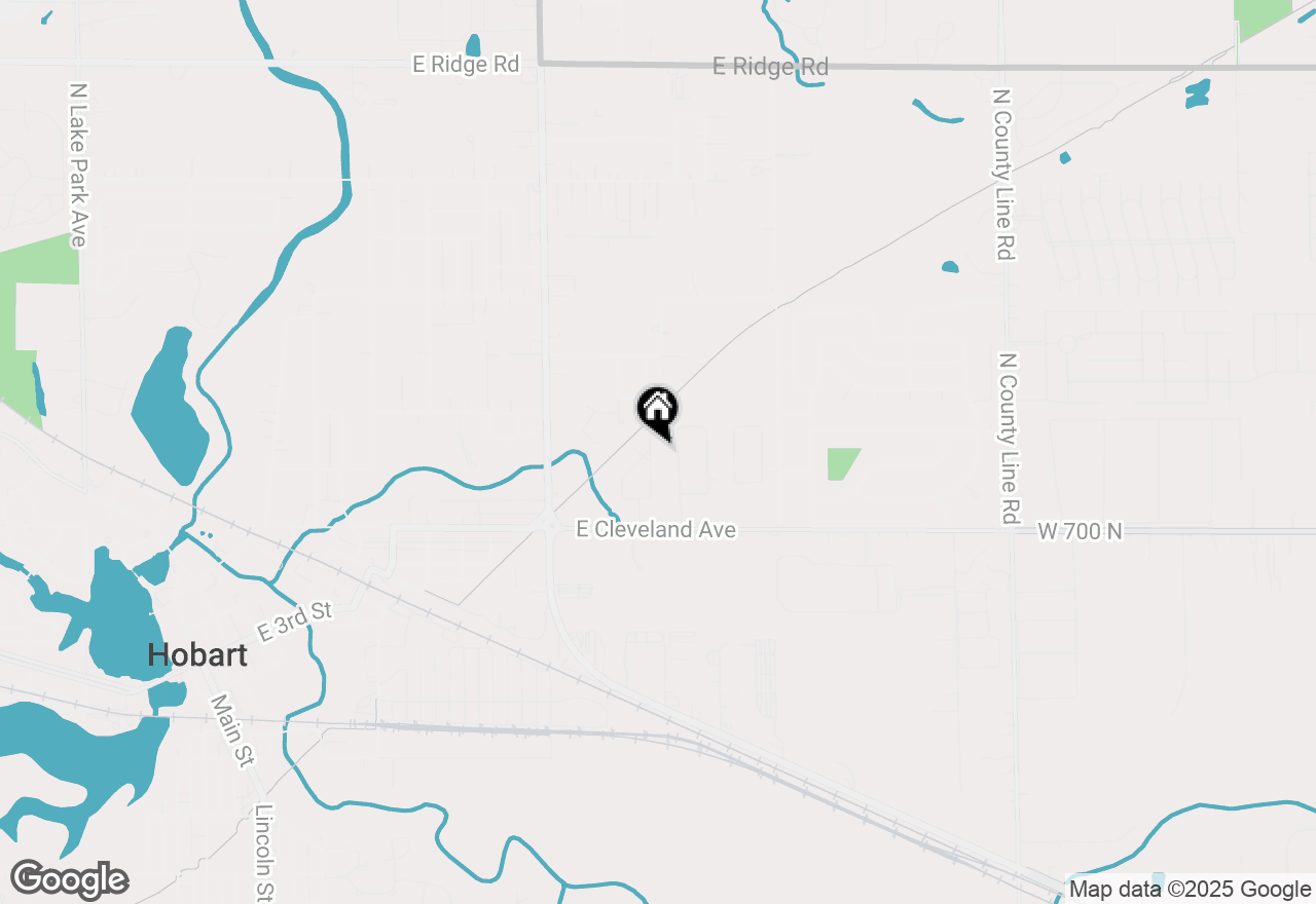 Map of 14 Cleveland Terrace, Hobart, IN 46342