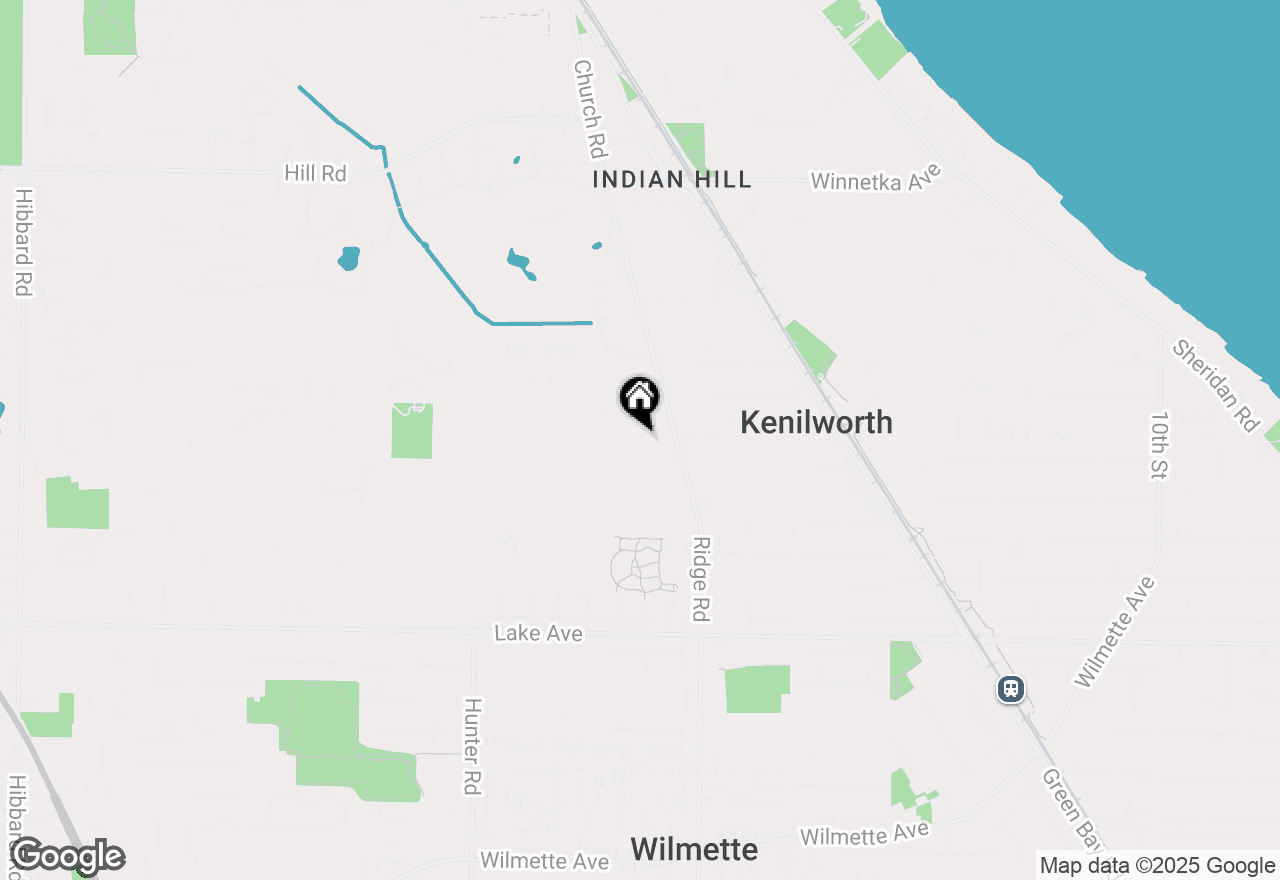 Map of 2002 Chestnut Avenue, Wilmette, IL 60091