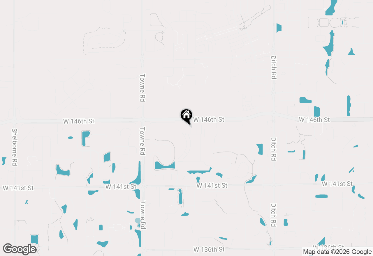 Map of 14561 Elsmere Lane, Carmel, IN 46074