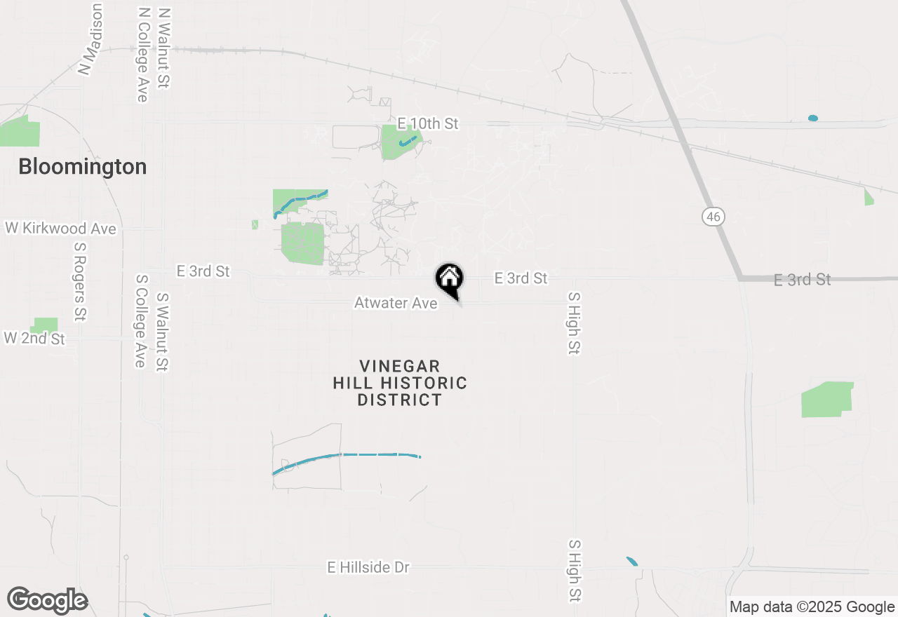 Map of 405 S Eagleson Avenue, Bloomington, IN 47401