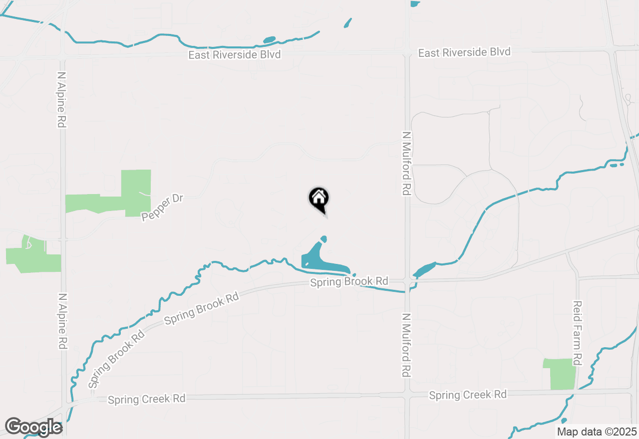 Map of 3328 Montlake Drive, Rockford, IL 61114