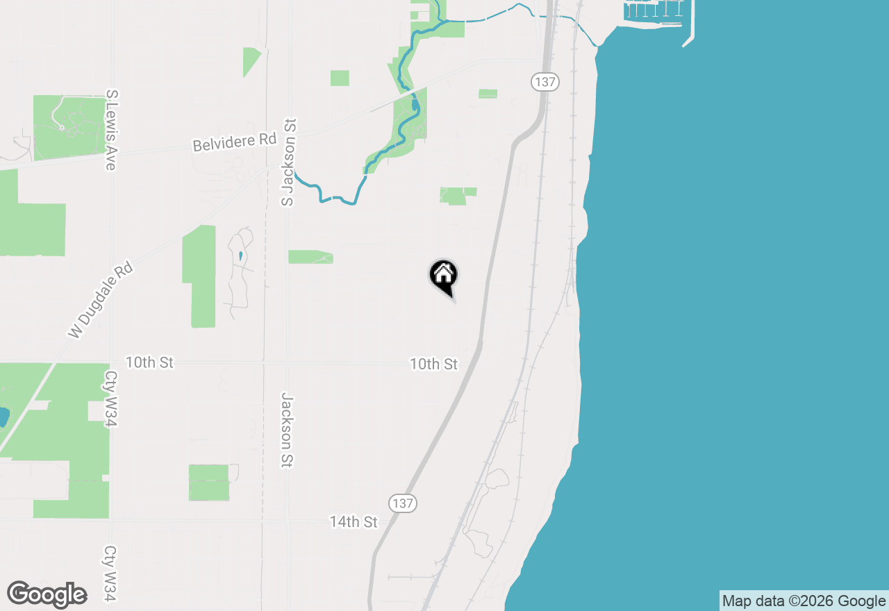 Map of 832 Lenox Avenue, Waukegan, IL 60085