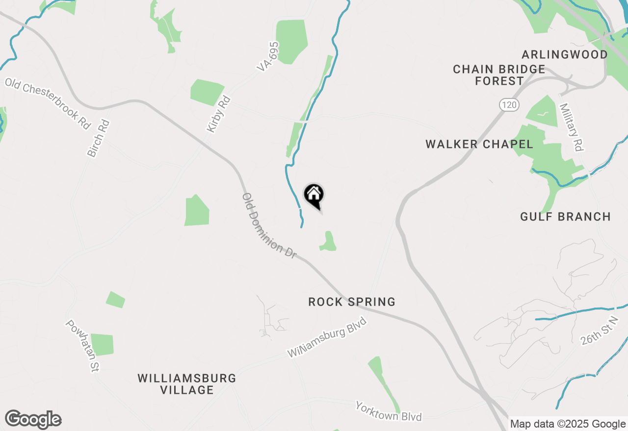 Map of 3946 N Dumbarton Street, Mclean, VA 22101