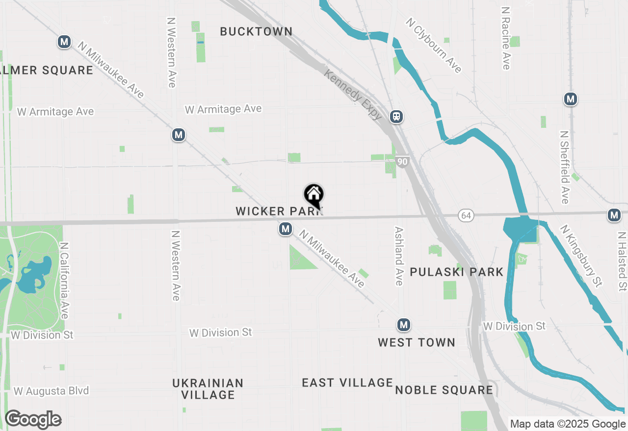 Map of 1900 W North Avenue, Chicago, IL 60622