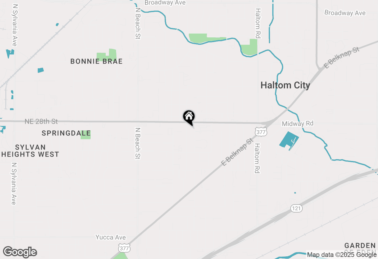 Map of 2108 Oakwood Street, Haltom City, TX 76117