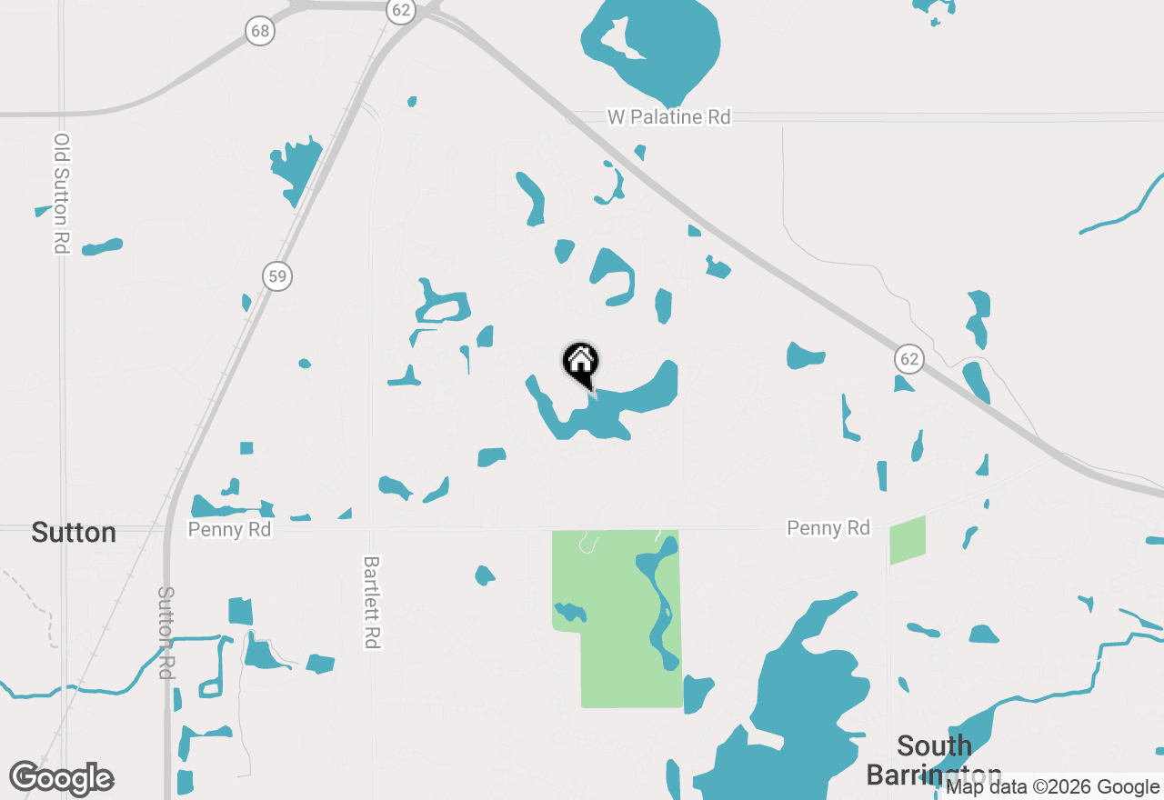 Map of 4 Lakeside Court, South Barrington, IL 60010