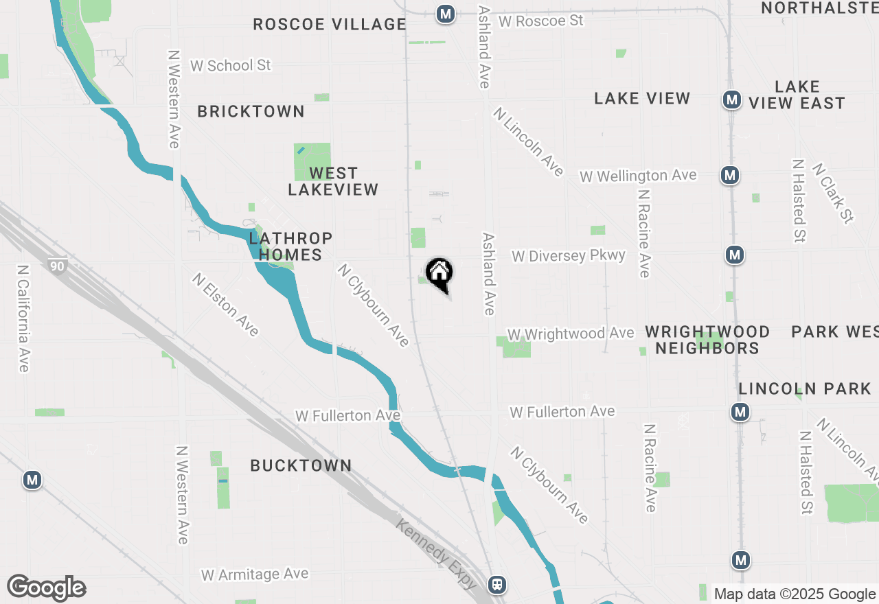 Map of 2653 N Hermitage Avenue, Chicago, IL 60614