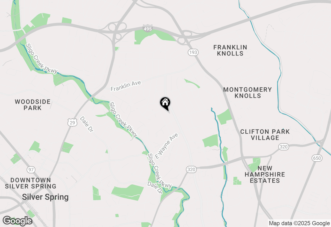 Map of 9118 Bradford Road, Silver Spring, MD 20901