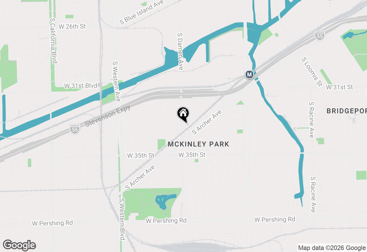 Map of 3311 S Damen Avenue, Chicago, IL 60608