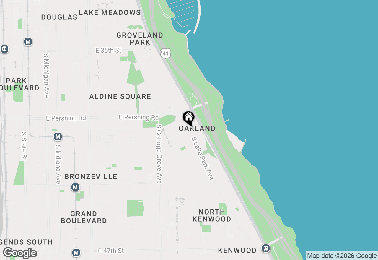 Map of 3992 S Lake Park Avenue #3S, Chicago, IL 60653