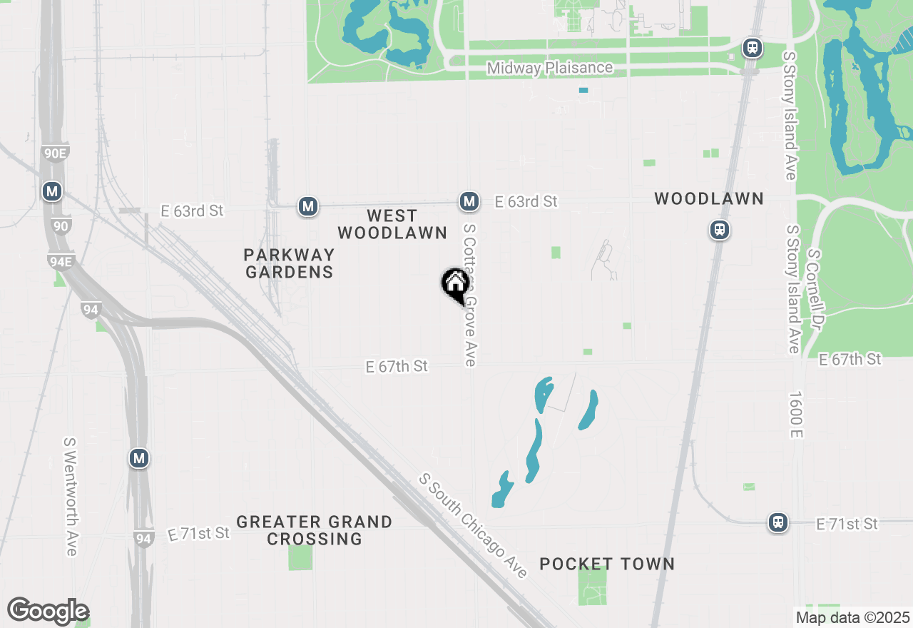 Map of 6547 S Evans Avenue, Chicago, IL 60637