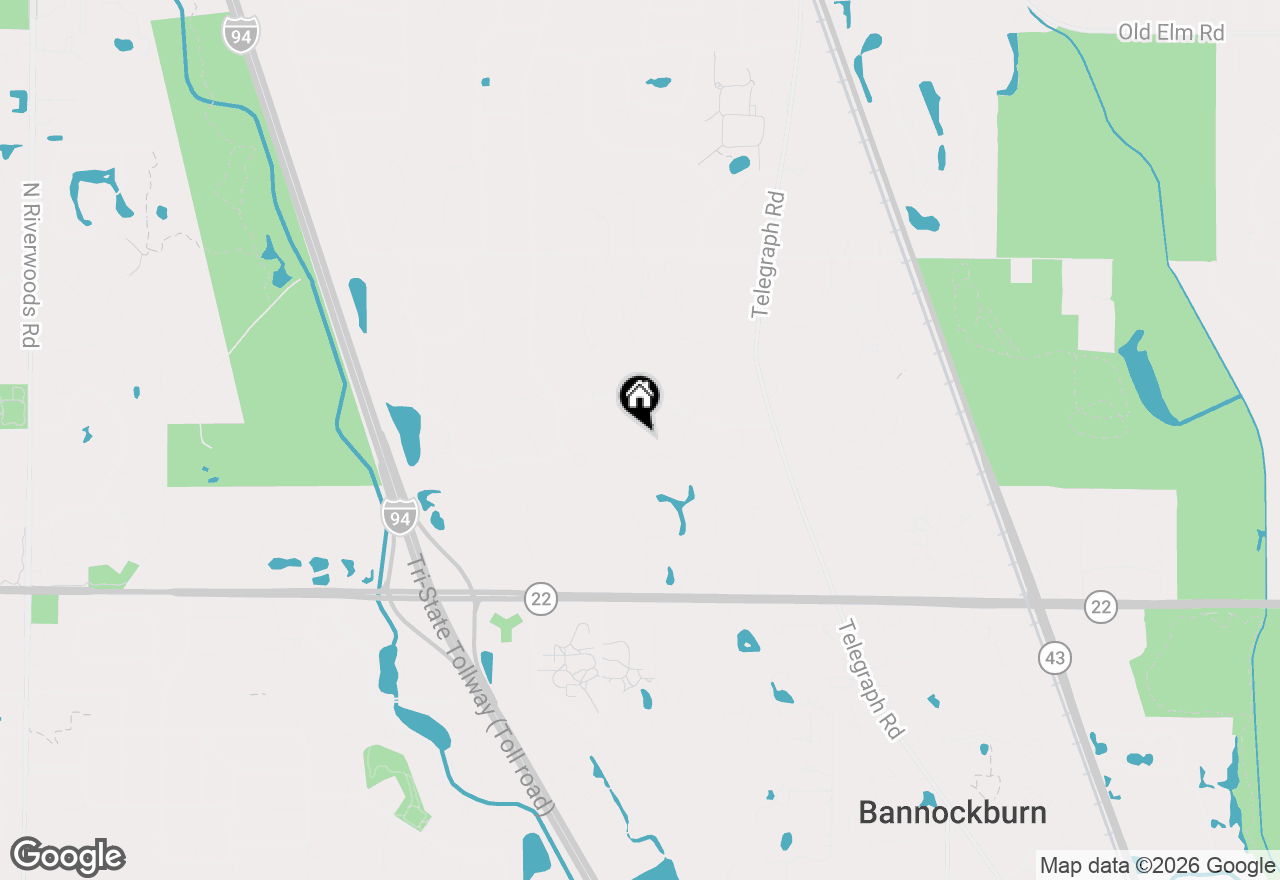 Map of 1970 Windridge Drive, Lake Forest, IL 60045