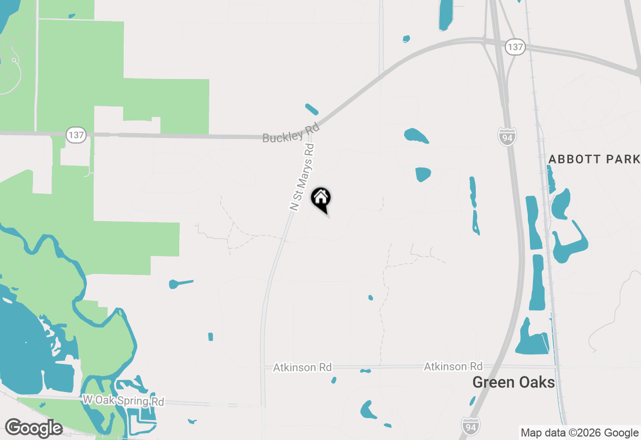 Map of 1525 Saratoga Court, Libertyville, IL 60048