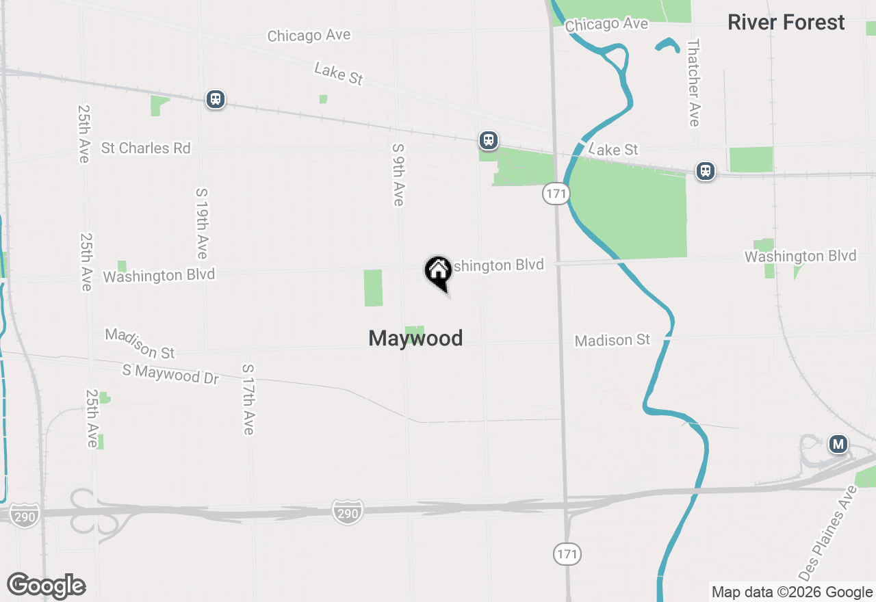 Map of 716 S 7th Avenue, Maywood, IL 60153