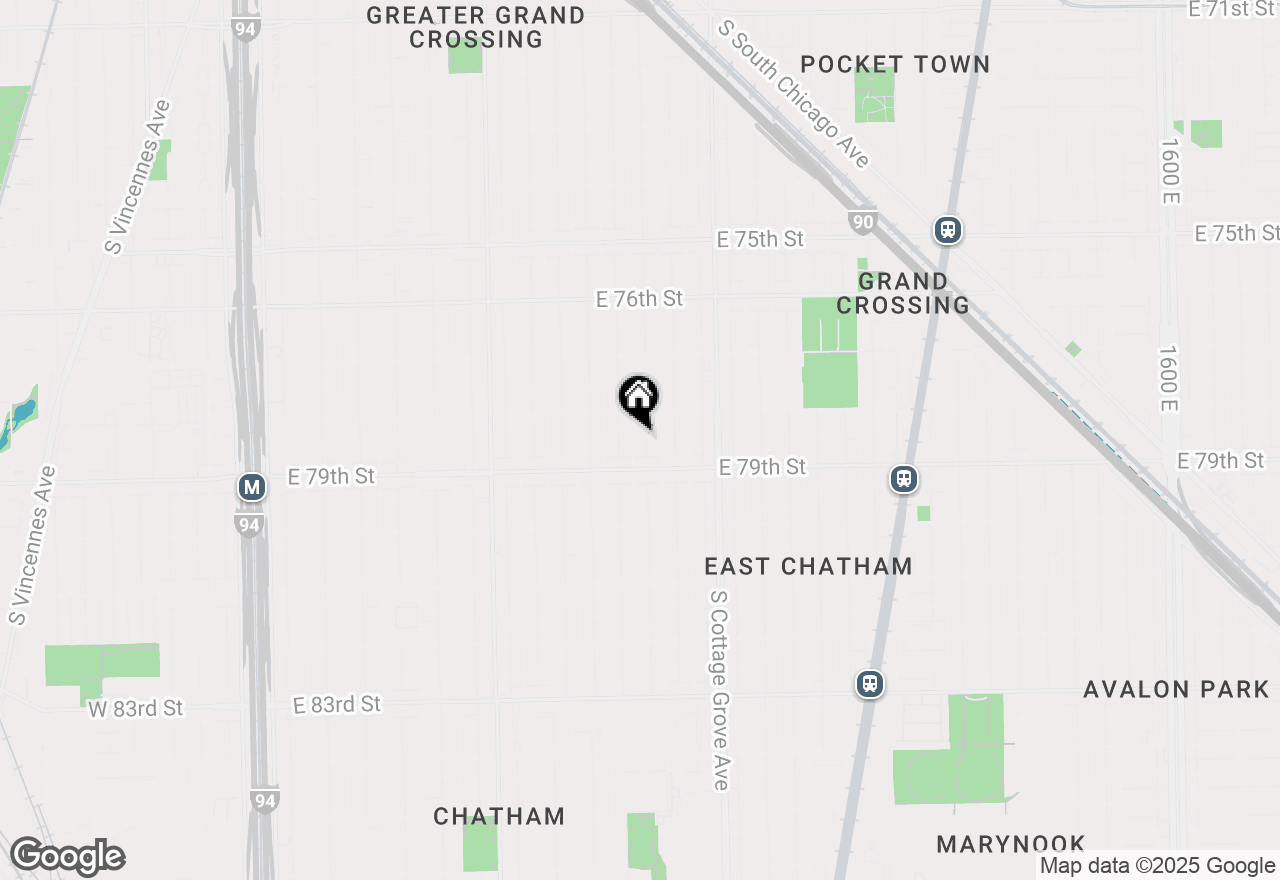 Map of 7829 S Champlain Avenue, Chicago, IL 60619