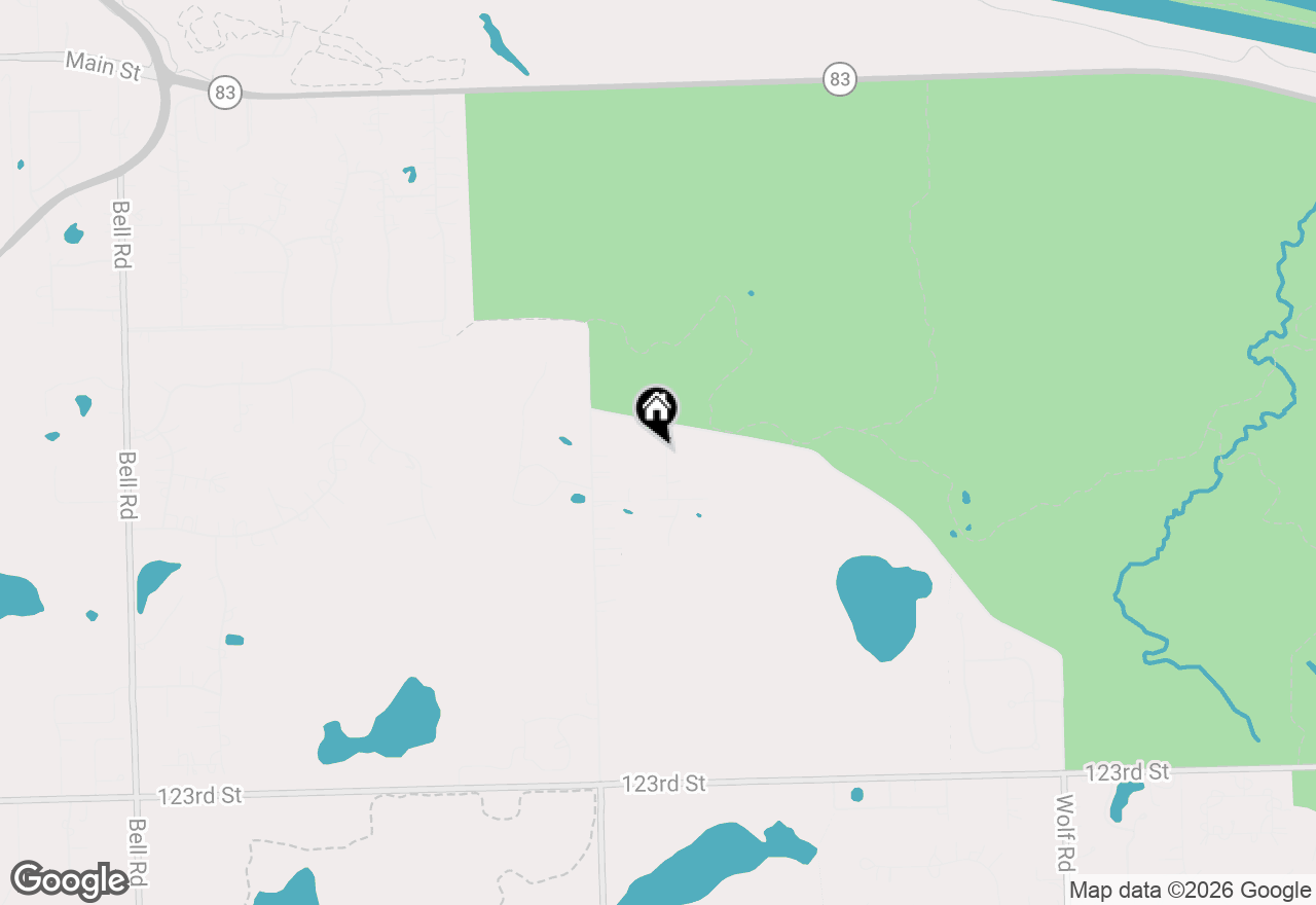 Map of 11712 S Glen Road, Palos Park, IL 60464