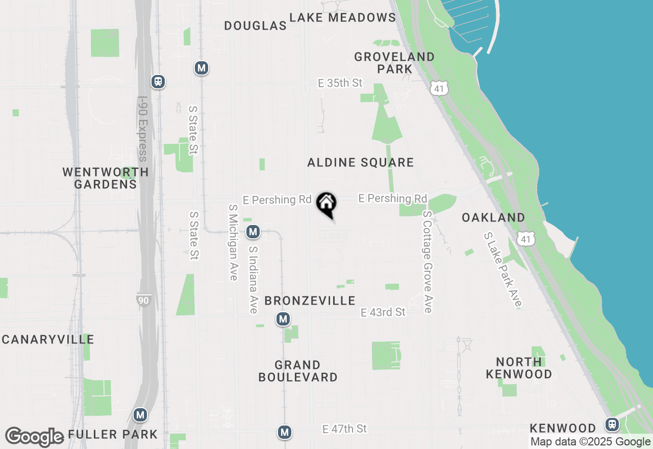 Map of 435 E Oakwood Boulevard #30, Chicago, IL 60653