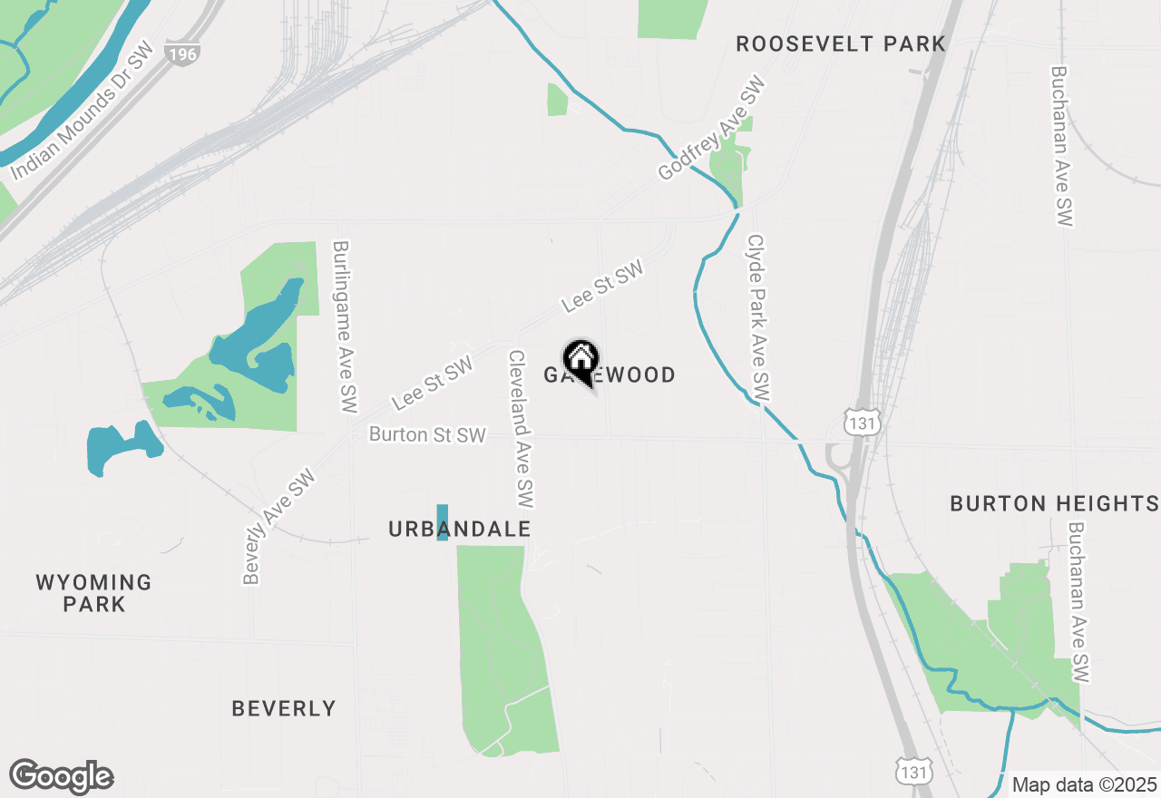 Map of 1146 Hudson Street Sw, Wyoming, MI 49509