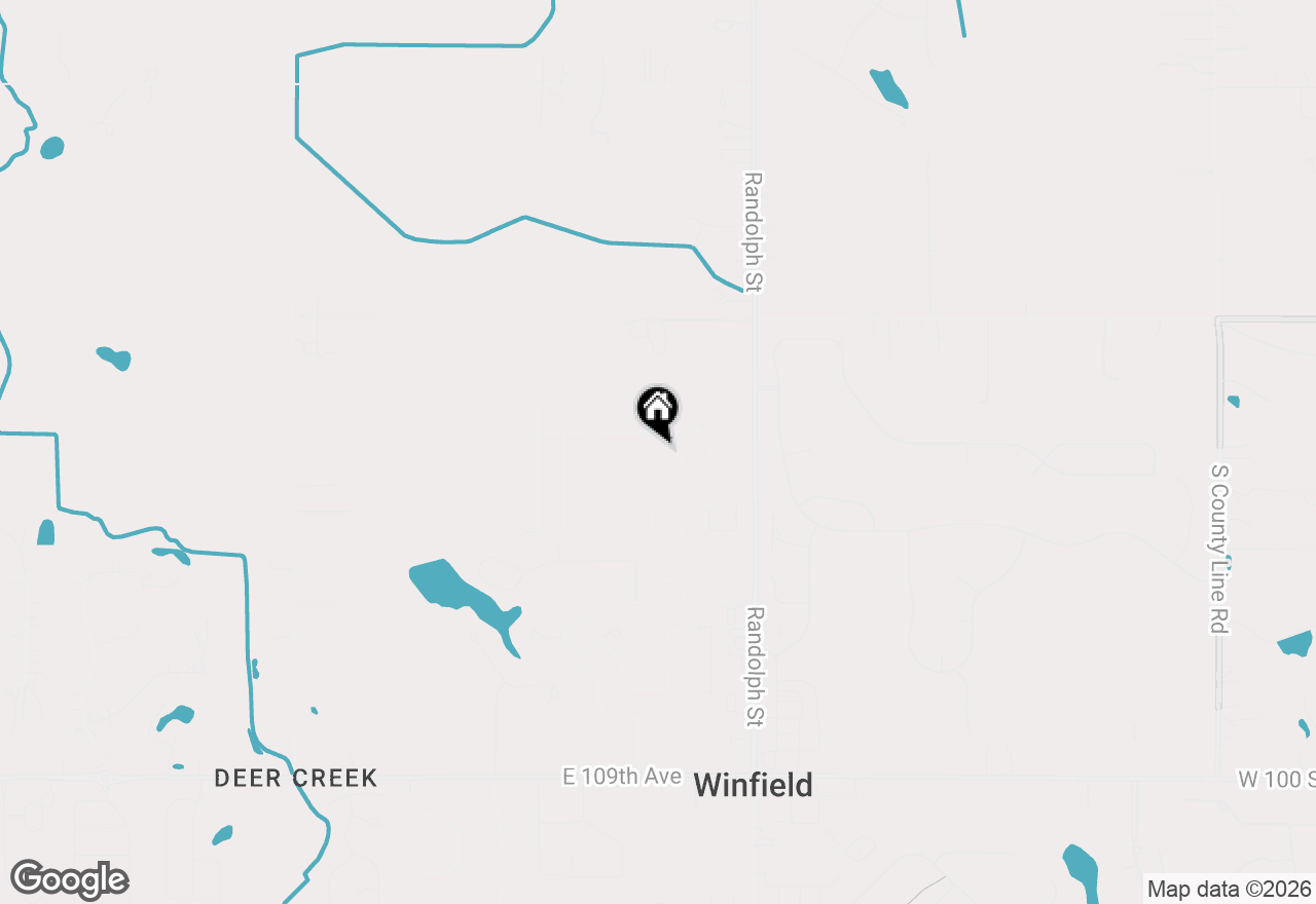 Map of 7628 E 103rd Drive, Crown Point, IN 46307