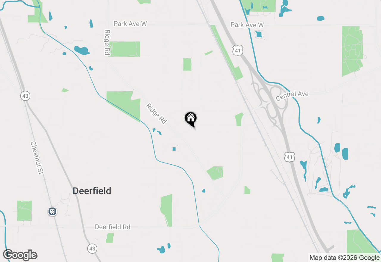 Map of 1880 Midland Avenue, Highland Park, IL 60035