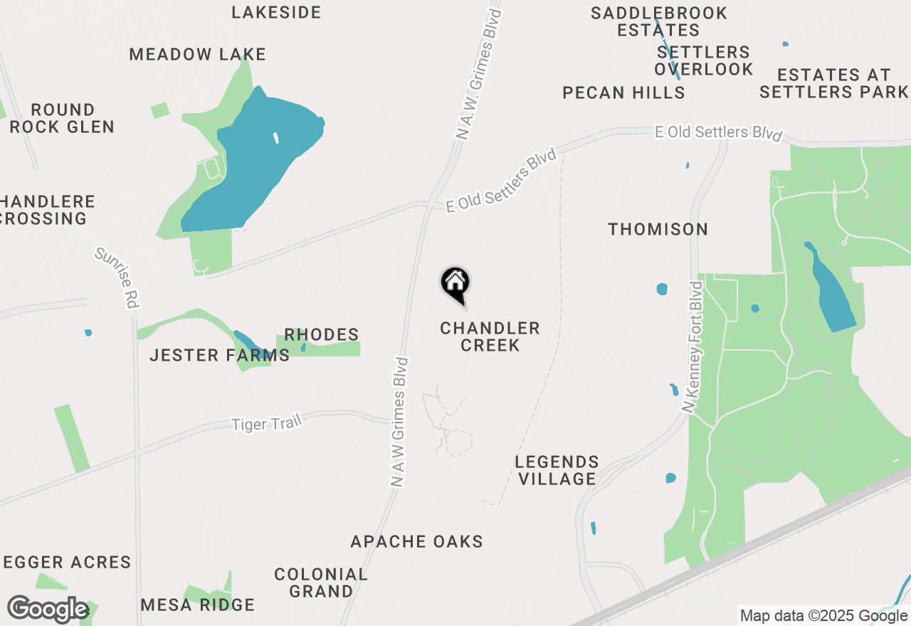 Map of 2206 Boneset Trl, Round Rock, TX 78665
