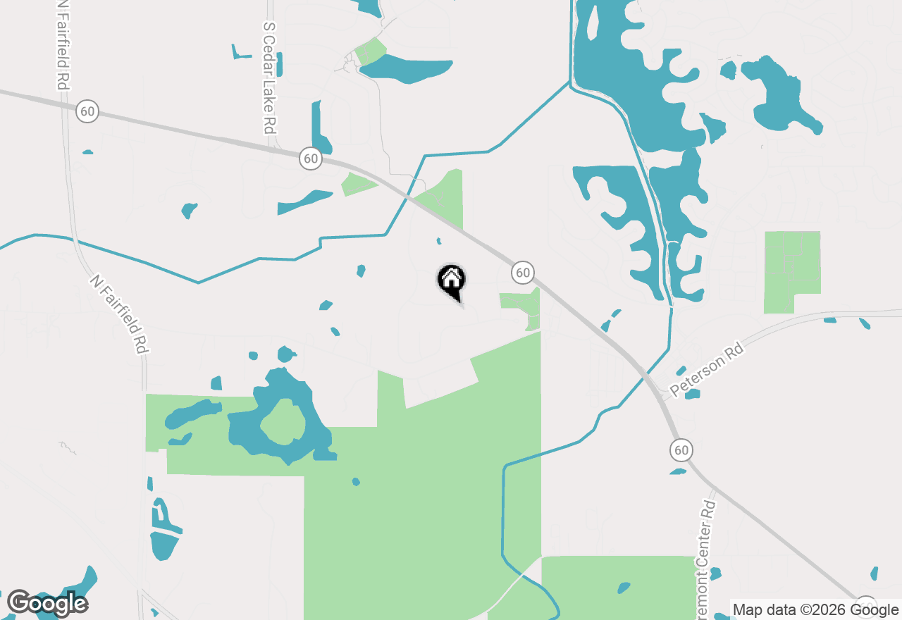 Map of 233 W Olmsted Lane, Round Lake, IL 60073