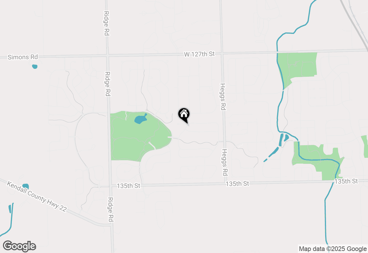 Map of 26307 Whispering Woods Court, Plainfield, IL 60585