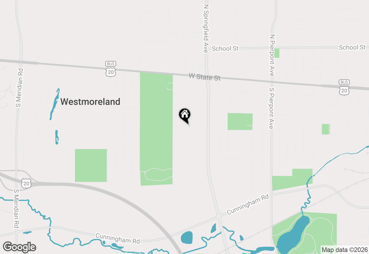 Map of 411 Lincoln Park Boulevard, Rockford, IL 61102
