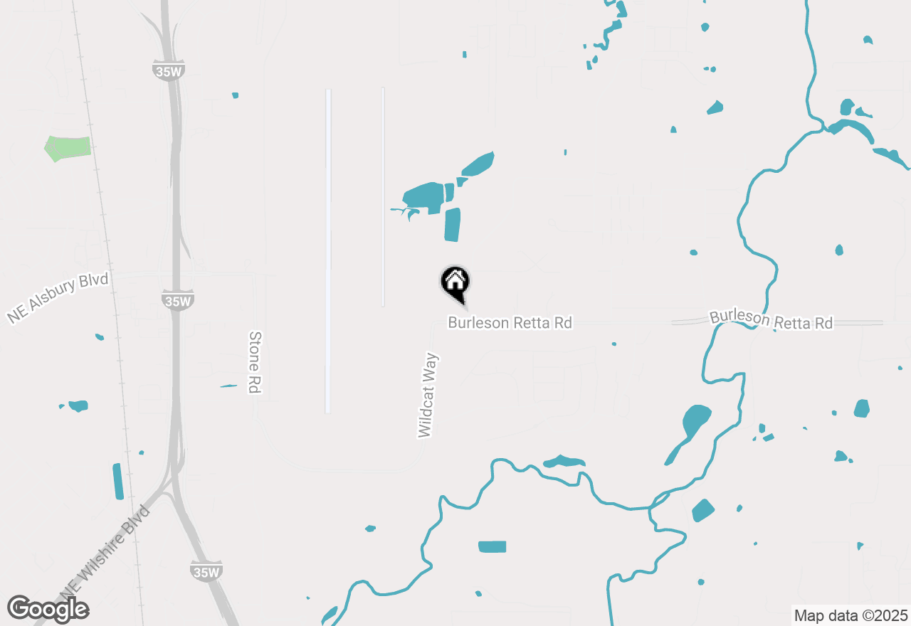 Map of 809 Burleson Retta Road, Fort Worth, TX 76028