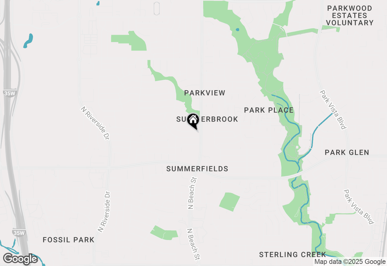 Map of 4412 Campion Lane, Fort Worth, TX 76137