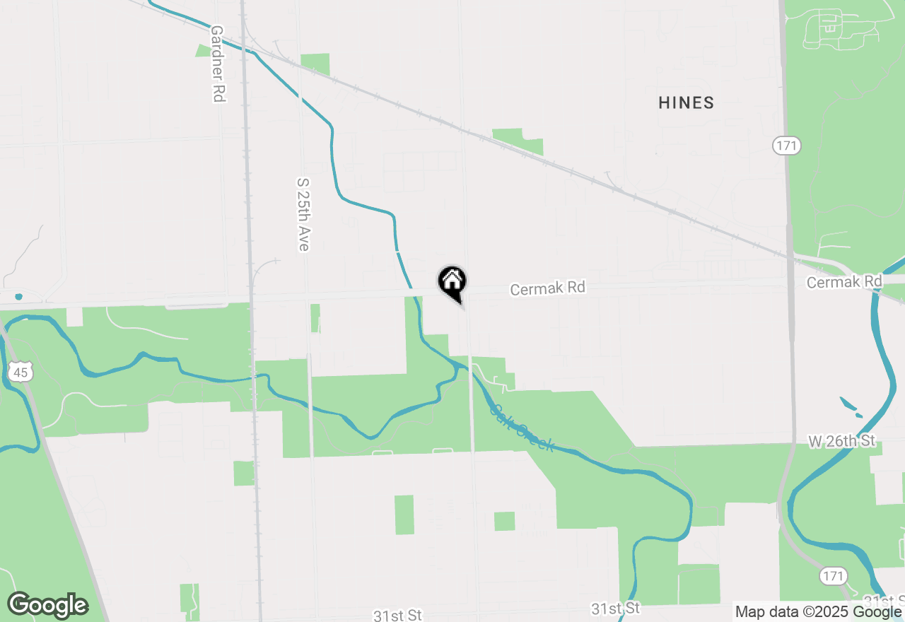 Map of 2217 S 18th Avenue, North Riverside, IL 60546