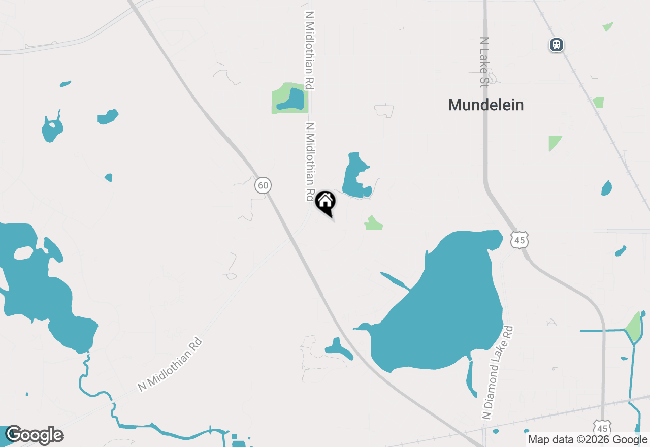 Map of 530 Bunker Hill Court, Mundelein, IL 60060